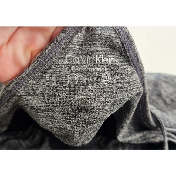 NWT calvin klein performance wicking sz L active dress built in bra grey casaul - Picture 7 of 11